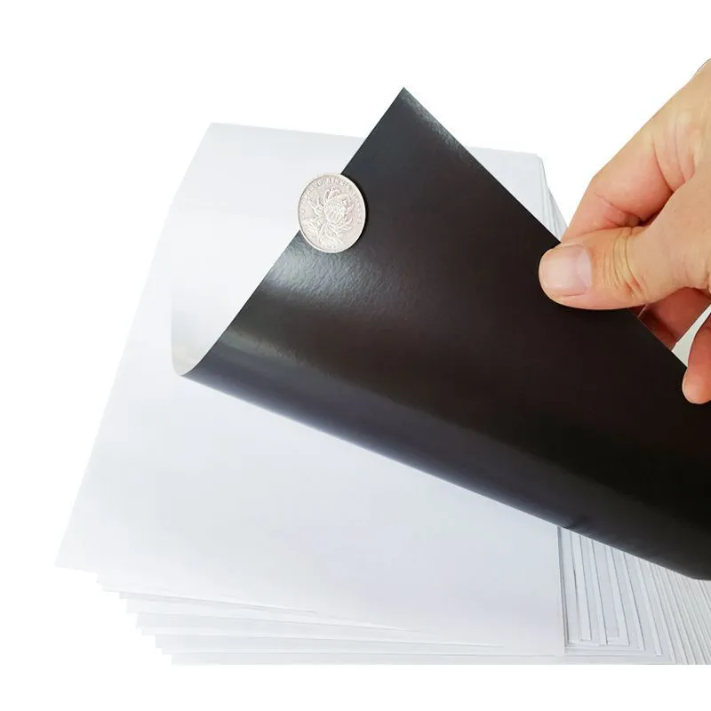A4 आकार के पैक 10 चादरें उच्च चमकदार चुंबकीय फोटो कागज इंकजेट प्रिंटर के लिए
