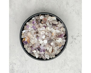 7 Chakra Crystal Chips Carved Feng Shui Natural Crushed <b>Mini</b> Tumbled Stone in <b>Mini</b> <b>Bottle</b> for Bulk Wholesale - Product Image 1