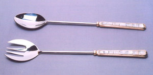 Ensemble de couverts en métal de designer courbé à la main, vaisselle pour la maison, l'hôtel, le restaurant, service de traiteur, ensemble de couverts à prix de gros - Product Image 6