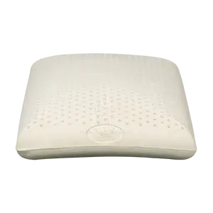 사각 라텍스 베개-타원형 홈 텍스타일 웨어러블 접이식 일회용 기하학적 경관 지속 가능한 침대 베개