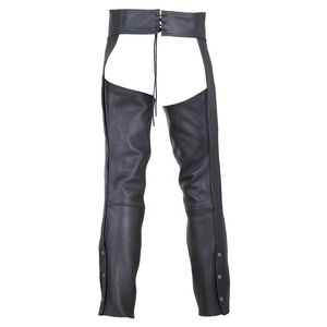 Chaps de cuero a prueba de viento de nuevo diseño 2025 para hombres de talla grande Color sólido fabricado en fábrica por un fabricante profesional - Product Image 1