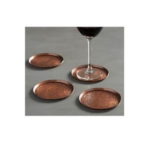Dessous de verre en cuivre pour dessous de verre à usage artisanal pour la décoration et les accessoires Tapis et tampons à vendre - Product Image 1