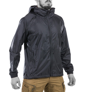 Veste coupe-vent en toile enduite personnalisée pour le sport, unisexe, imperméable, à capuche, confortable, respirante, pour la randonnée en plein air, grande taille - Product Image 3