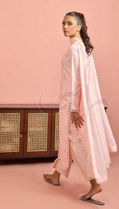 Trajes Formales para Mujer de Alta Calidad, Color Rosa Claro, Transpirables, Ecológicos, de Tela de Algodón Ligera y Resistente - Product Image 2