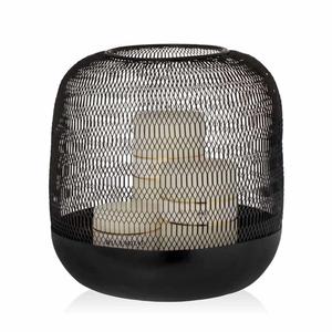 Linterna de vela más increíble, alambre de Metal hecho a mano, forma de cilindro, revestimiento negro, acabado, luz en T, candelabro, linterna para Navidad - Product Image 1