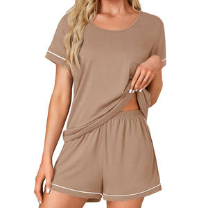 Nueva llegada chándal de verano cómodo 100% algodón de moda sólido cordón cintura nuevos chándales de verano de moda - Product Image 1