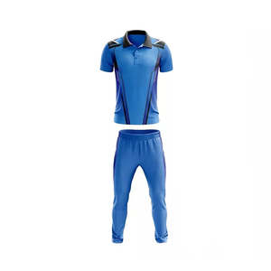 Uniformes de cricket à sublimation personnalisés professionnels pantalon en jersey à col rabattu vêtements de cricket professionnels personnalisés - Product Image 1