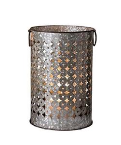 Unique Quality Living Room Decorative Galvanized Bucket <b>Tealight</b> <b>Candle</b> Holder With Handle Handmade Iron <b>Tealight</b> <b>Candle</b> Holder - Product Image 1