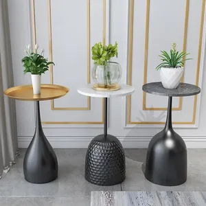 Industrieller 2-stöckiger runder Couchtisch mit offenem Ablagefach, 31,5 Zoll runder Couchtisch mit Metallbeinen für das Wohnzimmer. - Product Image 4