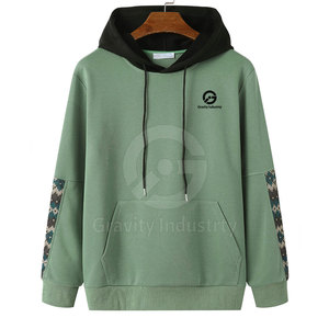 Sudadera con Capucha para Hombre, Estilo Urbano, Transpirable, Ecológica, de Poliéster/Algodón, Hecha en Pakistán, Venta al por Mayor, Personalizable, Superventas 2025 - Product Image 1