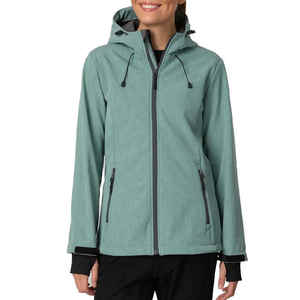 Nueva Chaqueta de Moda para Mujer Otoño Invierno 2025, Cortavientos, Impermeable, Cálida, con Bolsillos, Manga Larga, Chaqueta Softshell para Exteriores - Product Image 1