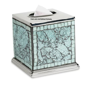 Boîte à mouchoirs à base polie en métal de qualité supérieure Design vintage porte-mouchoirs de taille personnalisée au prix le plus bas - Product Image 4
