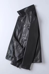 Nouvelle Veste en Cuir pour Homme 2026 de Haute Qualité, Veste en Cuir de Mouton à Revers pour Jeunes Hommes, Meilleures Vestes en Cuir de Haute Qualité pour Hommes - Product Image 5