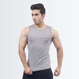 Venta al por mayor Hombres Tank Tops Gimnasio Deportivo Stringer Tank Top Culturismo Secado rápido Camisa sin mangas Casual Tank Top para hombres - Product Image 1