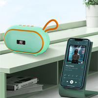 Haut-parleur portable DV-1068 avec sangle en cuir, antenne télescopique étendue, radio FM, appairage TWS, enceinte sonore – Vente en gros
