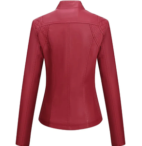Chaqueta de cuero ajustada para Mujer | Diseño elegante y ajustado con cuero genuino de primera calidad para un aspecto moderno - Product Image 6