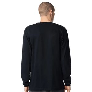 เสื้อยืดแขนยาวผู้ชาย ผ้าฝ้าย คอกลม สีพื้น สไตล์ลำลอง สตรีทแวร์ ใส่ได้ทุกวัน - Product Image 2