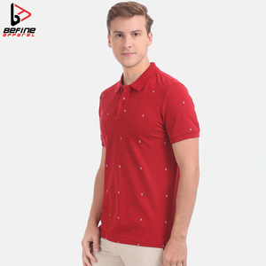 Chemise à manches courtes pour homme personnalisable, séchage rapide, en spandex/coton, unie, respirante, style décontracté, logo brodé - Product Image 4