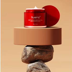 Top BEST Quality Moisturizer BUENO MGF Peptide Anti-Wrinkle <b>Cream</b> Plus Face <b>Skin</b> Care Made in Korea Moisture Refreshing 50g - Product Image 1