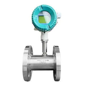 Battery Nuflo Turbine Flow Meter Digital Milk Voleum Measurement Flowmeters