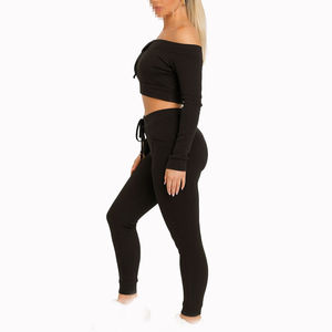 Chándal Deportivo para Mujer con Logotipo Personalizado, Precio Económico, Fabricante Mayorista, Chándal de Dos Piezas de Alta Calidad Hecho a Medida - Product Image 2