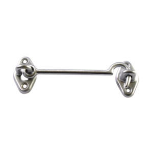 Gancio Fermafinestre Cromo Satinato Lunghezza Mm 80 - Product Image 1