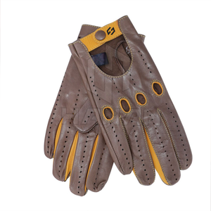 Guantes de conducción de ajuste suave con agarre flexible en la palma y espalda transpirable para conductores de automóviles profesionales - Product Image 5