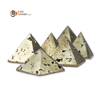 Pirámide de peruvianpirita de Perú, piedra NATURAL artesanal, buena fortuna y energía, 100% peruano, amor, feliz, RELX