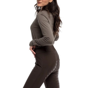 ชุดขี่ม้ายืดได้ผ้าสแปนเด็กซ์สำหรับผู้หญิงชุดออกกำลังกายฟิตเนสออกแบบโลโก้ได้ตามต้องการ - Product Image 4