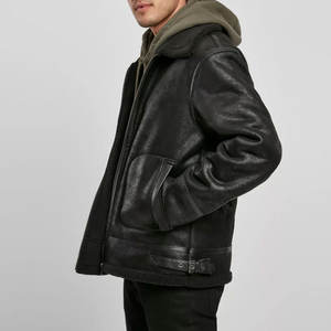 Service OEM/ODM Veste de motard d'hiver en cuir de qualité supérieure pour hommes, style tendance avec un look unique. - Product Image 3