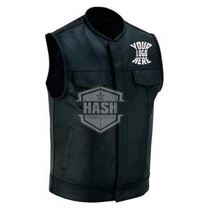 Chaleco Informal para Hombre, Chaleco de Motociclista con Cremallera, Chaleco sin Mangas con Cuello en V y Múltiples Bolsillos, Ropa Exterior para Senderismo y Pesca - Product Image 2