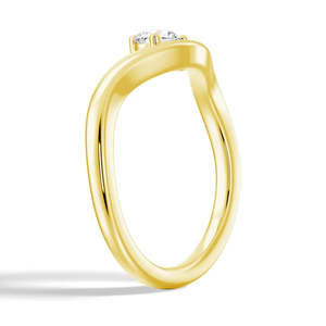 Bague en or 18 carats avec diamant solitaire de laboratoire taille ronde – Collection de bagues élégantes en diamant - Product Image 2