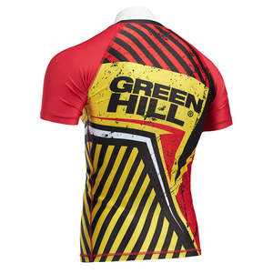 Camiseta Deportiva GREEN HILL de Manga Corta para MMA, Protección UV, Compresión de Nailon, Protección UV para Uso Prolongado - Product Image 5