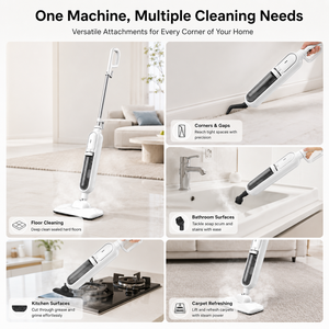 <span class=keywords><strong>Nettoyeur</strong></span> <span class=keywords><strong>vapeur</strong></span> multifonctionnel électrique pour sols domestiques, serpillière rotative - Product Image 6