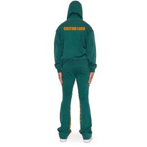 Ensemble de survêtement d'hiver unisexe en polaire, sweat-shirt et pantalon, vêtements de sport décontractés chauds, ensemble de survêtement de sport unisexe, sweat-shirt respirant - Product Image 3