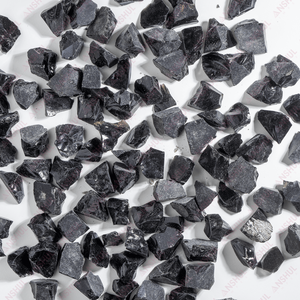 Piedras rugosas de obsidiana negra, piedra cortada, cristales, piedras de grava para curación - Product Image 5