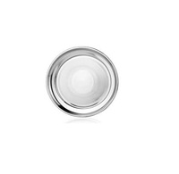 Assiette décorative de table Dernière conception Conteneur durable fait à la main de qualité alimentaire Assiette en acier inoxydable Passe au lave-vaisselle