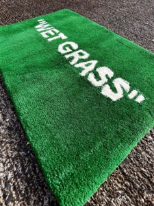 Đảm bảo chất lượng dịch vụ chắc chắn phù hợp với mô tả handmade ướt cỏ chần Thảm trang trí nhà tùy chỉnh thảm - Product Image 5