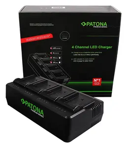 PATONA 프리미엄 4 배 충전기 BP-U30 BP-U60 BP-U90 BP-U95 출력 8.4V x4 16.4V x4 2000mA x4 1000mA x4