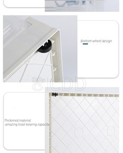 Other Pet Plastic Cages Houses <strong>Stackable</strong> Box Breeding <strong>Reptiles</strong> Front Opening <strong>Enclosure</strong> 51*36*30cm - Product Image 4