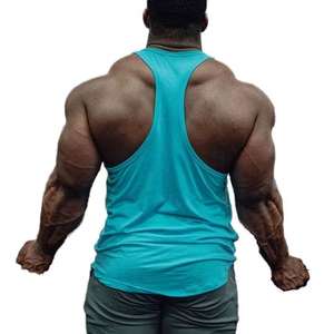 Débardeur de fitness décontracté et lourd pour homme avec stringers personnalisables Débardeur de sport à sublimation Méthode de tissage tricoté - Product Image 5