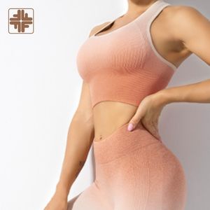 Séchage rapide durable à manches courtes contrôle du ventre hauts de yoga en gros - Product Image 3