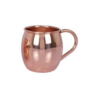 Fancy Hammered Design Moscow Mule Mug Vaso de metal de cobre puro de estilo antiguo único para bebidas refrescantes frías y cerveza - Product Image 3