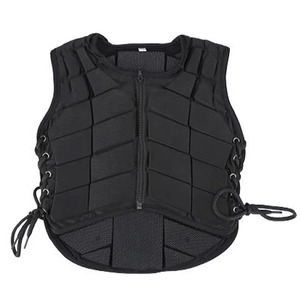 Gilet d'équitation en nylon de haute qualité, respirant et réglable pour la sécurité du cavalier, avec rembourrage doux, gilets de sécurité pour l'équitation - Product Image 1