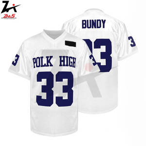 Numéro d'équipe personnalisé Logo Design Maillot de football américain Maille respirante Uniforme sublimé Vêtements de qualité supérieure - Product Image 5