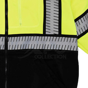 Reflective Hi Vis Hoodie Ropa de construcción Ropa DE TRABAJO Alta visibilidad Hi Vis Hoodie para hombres - Product Image 6