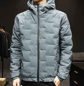 Vente en gros de vestes matelassées personnalisées pour hommes, nouveau design, toile respirante, col montant, vêtements d'hiver avec logo à l'avant, grande taille - Product Image 4