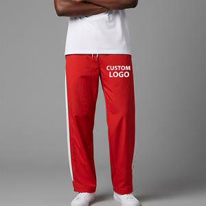 กางเกงวอร์มผ้าแคนวาสหนานุ่มทรงหลวมสไตล์สตรีทแวร์คุณภาพสูงสั่งทำขายส่ง ผ้าโพลีเอสเตอร์/คอตตอน สำหรับทำงาน - Product Image 4