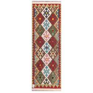 Alfombras Imaco, Alfombra Kilim de Maimana, Afganistán, 198 x 66 cm, Alfombras y Juegos de Alfombras - Product Image 1