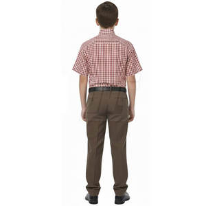 Ensemble chemise et pantalon d'école pour garçon, doux et respirant, adapté aux activités scolaires quotidiennes - Product Image 2